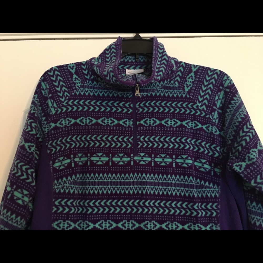 Columbia fleece zip up